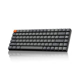 Keychron K3 Version 2, 84 Keys Ultra-Slim Wireless Bluetooth/USB Wired Mechanical Keyboard with White LED Backlit