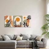 daktenn Boho Wall Art Set of 3 Matisse Wall Art Minimalist Wall Art Abstract Geometric Prints for Bathroom Bedroom Living Room 18"x24"x3 Panels