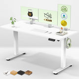 Veken 55 Inch Large Electric Standing Desk,Sit to Stand Up, Heights Adjustable