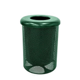COATEDOUTDOORFURNITURE 32-Gal Trash Can, Green