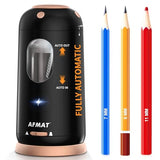 Electric Pencil Sharpener, Auto in & Out, Fully Automatic Pencil Sharpener, Rechargeable Hands