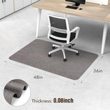 Blvornl Office Chair Mat for Hardwood Floor, 36" x 48" Desk Computer Chair Mat for Hard Wood and Tile Floor, Large Anti-Slip