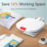 2 in 1 Heat Press Machine for T-Shirts and Hats, 15x12 Inch Professional T-Shirt Press Machine for Sublimation