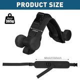 Hip Thrust Belt - Dumbbell Hip Thrust Belt - Premium Leather Thickened & Widen, Comfortable (Black)