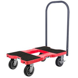 SNAP-LOC, All Terrain 4 Wheel Push Cart Dolly, Heavy Duty Dolly Cart, 6 Inch Casters