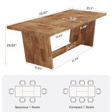Tribesigns 14-16 People Conference Table, 12 FT Large Rectangular Meeting