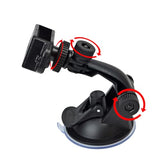 UAYESOK Handheld Radio Car Mount, Stable Walkie-talkie Vehicle Holder (Vacuum Suction Cup, Windshield Dashboard Mounting) For Ham HT, Speaker Mic, Scanner