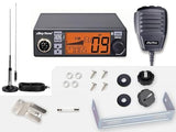 AT-500M Ⅱ CB Radio Kit with 27MHz Magnetic Antenna, AM/FM Mobile CB Radio, 40 Channels, NRC Digital Noise Cancelling, NB/ANL, VOX Hands-Free, NOAA, for Trucking & Off-Road