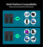 Desktop Speakers for Gaming PC, Bluetooth & USB Computer Speakers for Monitor and Laptop