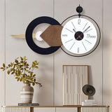 AXAORIRA 35x20 Inch Large Modern Wall Clock, Silent Quartz Movement Decorative Clocks for Living Room, Bedroom, Office - Ideal Gift for Home Decor Lovers
