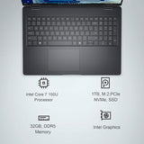 Dell Pro 16 PC16250, 16" FHD+, Intel Core 7 150U, 32GB DDR5 RAM, 1TB SSD