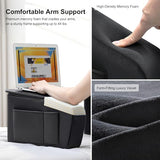 Lap Desk for Adults with Arm Rests,Ergonomic Laptop Pillow Stand for Bed