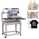 16x24 Pneumatic Heat Press Machine withSliding Dual Platen for T Shirts