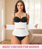Gotoly Waist Trainer for Women Corset Shapewear Tummy Control Faja Body Shaper Postpartum Segmented Waist Cincher(White,3X-Large)