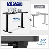 VIVO Electric 71 x 30 in Standing Desk, Memory Height Adjustment, 1B Series, Holds 220 lbs