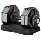 ATIVAFIT Adjustable Dumbbell Set 11–88LB Single, Heavy Adjustable Free Weight with Quick Dial, Double Safety Lock & Anti-Slip Steel Grip for Advanced Strength Training