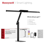 Honeywell LED Desk Lamp with Base - HJ1BK Sunturalux Eye-Caring Architect Desk Lamp for Home Office