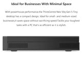 Lenovo ThinkCentre neo 50q Gen 5 1L Mini Desktop, Intel Core 5 210H 8-Core