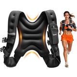 Renoj Weighted Vest for Women Men: Available in 6lb/8lb/10lb/11lb/12lb/14lb/16lb/20lb Fixed Weights for Walking, Running, Training, Exercise, Weight Loss