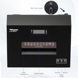 P-7 High Security Paper Shredder Heavy Duty(1 * 1.2mm), 5-Sheet Super Micro Cut, 11.9 Gallons Wastebasket