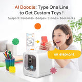 3D Printer for Kids, AI-Powered Fully Assembled 3D Printer with Up to 400mm/s Speed, X-MAKER JOY AI+