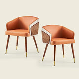 Dinning Room Chairs Set of 2,Fabric Upholstered Accent Chairs for Living Room Arm Chairs for Home Indoor Furniture