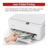 Canon PIXMA TS6520 Wireless Color Inkjet Printer Duplex Printing, White – Home Printer with Copier/Scanner