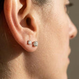 Scottsdale Diamond 14K Gold 0.5 to 4 Carat Certified Lab Grown Diamond Stud Earrings