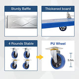Foldable Push Cart Dolly 660 lbs, Capacity Heavy Duty Moving Platform Trucks Hand Cart with 360
