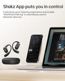SHOKZ OpenFit 2 Open-Ear Headphones,True Wireless Bluetooth Earphones with Microphone