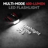 4000A Peak Heavy Duty Jump Starter, 24V Portable Jump Box for Up to 15L Gas or Diesel Engines, 100W Two Way Quick Charge Power Bank & DC Out, 400LM Lights