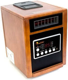 Dr Infrared Heater DR-998, 1500W, Space Heater with Humidifier, Oscillation Fan & Remote Control (Cherry) DR. INFRARED HEATER