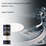 Biotin 2 in 1 Shampoo and Conditioner Men & Women Thickening for Thinning Hair Treatment Women & Mens 2 in 1 for Hair Growth and Hair loss treatment - ALL NATURAL