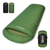 QEZER XL Sleeping Bag-600 Fill Power Down Sleeping Bag for Adults, Ultralight Ideal for Backpacking, Camping, Hiking