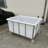 Industrial Dollies with Handle, Heavy Duty Hand Push Material Transport Trolley