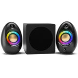 Bluedee Computer Speakers with Subwoofer, 2.1 PC Speakers with Deep Bass and 80W Peak Power,