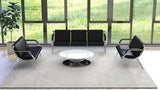 Kinsuite 7-Seat Waiting Room Chairs with PU Leather - 3Pcs Office Waiting Room Bench Reception Chairs