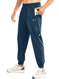 NORTHYARD Men's Athletic Running Pants Lightweight Quick-Dry Joggers Gym Seablue S