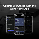 WiiM Amp Ultra Stereo Streaming Amplifier, HDMI ARC & RoomFit, Space Gray