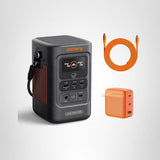 Jackery Portable Power Station Explorer 240D, 256Wh Backup Lithium Battery, with 102W GaN 3-Port Fast Charger