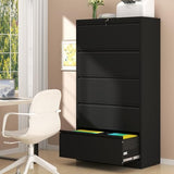Metal Lateral File Cabinets for Home Office,Steel Wide Filing Organization Storage Cabinets for Hanging Files