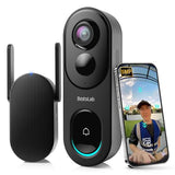 Doorbell Camera Wireless, 5MP Video Doorbell, 180°Panoramic View, No Monthly Fee