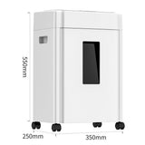 ZSRUIKJN Shredder 23L Commercial Class 5 Confidential Document Paper Office Supplies
