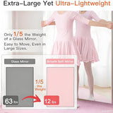 brisafe Gym Mirror, 79"x40" 2-Pack Shatterproof Nano Wall Mirror