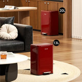 Stainless Steel Trash Bin for Kitchen Living Room Bedroom Commercial Restaurant Office