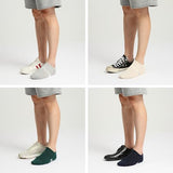 Sunew 8 Pairs No Show Socks Womens Mens Low Cut Non Slip Casual Socks Invisible Flat Boat Liner Socks Black Large
