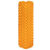 KLYMIT Insulated Static V2 Inflatable Sleeping Pad | Upgraded Comfort | Portable, Ultralight, Easy to Inflate, Foldable Air Bed for Camping, Backpacking & Hiking — Saffron