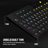 Corsair K100 AIR Wireless RGB Mechanical Gaming Keyboard - Ultra-Thin, Sub-1ms Slipstream, Low-Latency Bluetooth