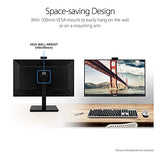 ASUS 27” 1080P Video Conference Monitor (BE279QSK) - Full HD, IPS, Built-in Adjustable 2MP Webcam, Mic Array, Speakers