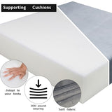 Lxztayuk 20x20x4 Inch Recliner Cushions for Elderly, Gray Extra Large Seat Cushion, Non-Slip Recliner Cushion